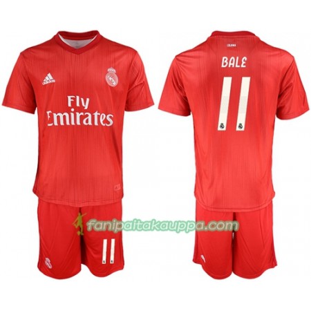 Jalkapallo Peliasut Real Madrid Bale 11 Lasten Kolmas Pelipaita 2018-2019 Lyhythihainen